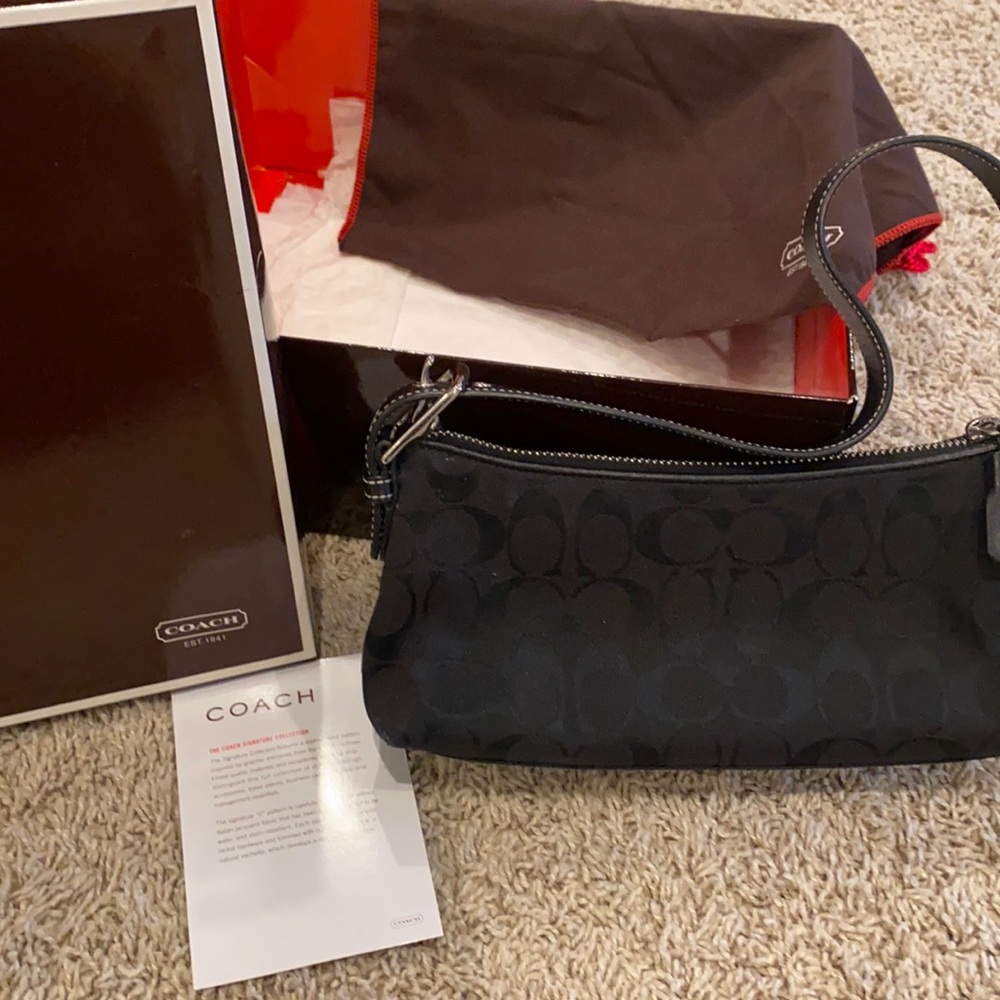 Coach small zip purse